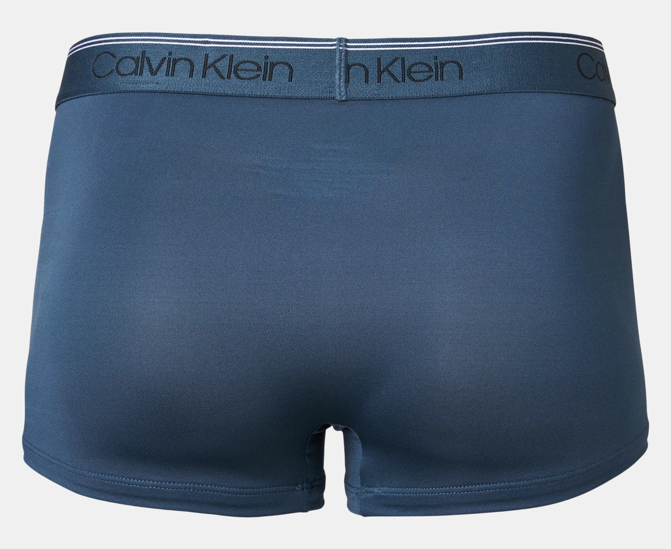 Calvin Klein Men's Microfibre Stretch Low Rise Trunks 3-Pack - Amethyst/Cream/Navy