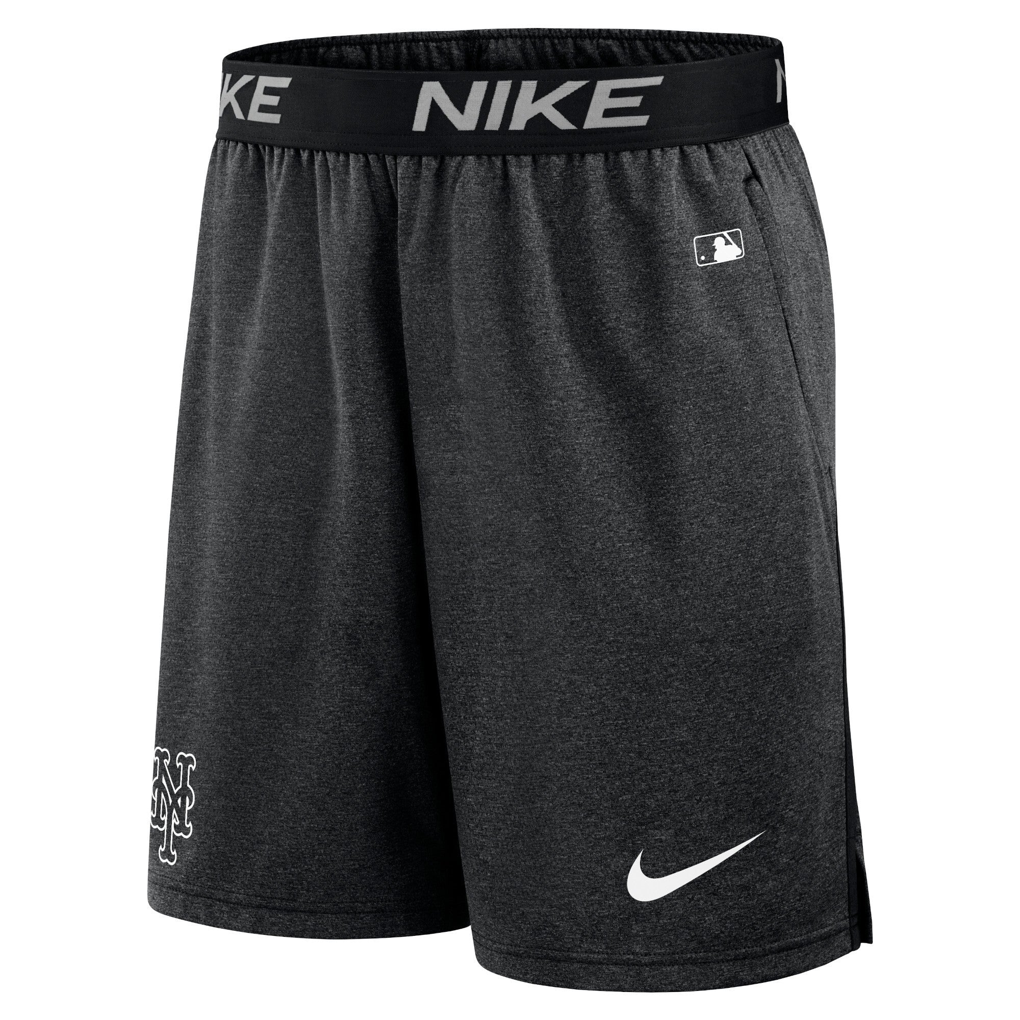 New York Mets Authentic Nike Dri Fit Shorts - Black