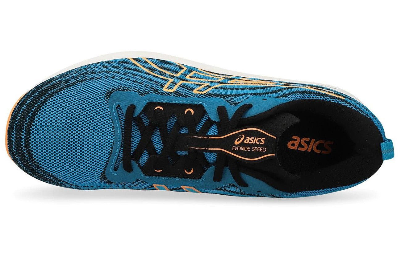 ASICS Men's EvoRide Speed Running Shoes - Island Blue/Orange Pop