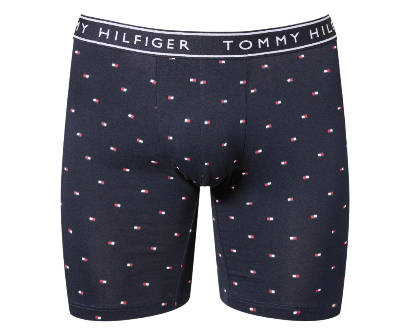 Tommy Hilfiger Men's Cotton Stretch Boxer Briefs 3-Pack - Midnight Blue/Blue/Red