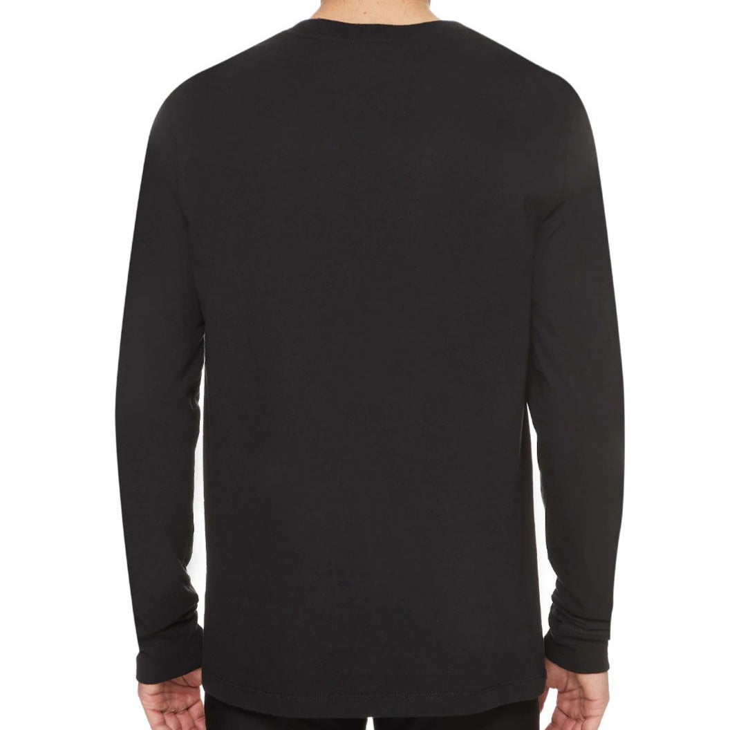 Nike Sportswear Men's Club Long Sleeve Tee / T-Shirt / Tshirt - Black