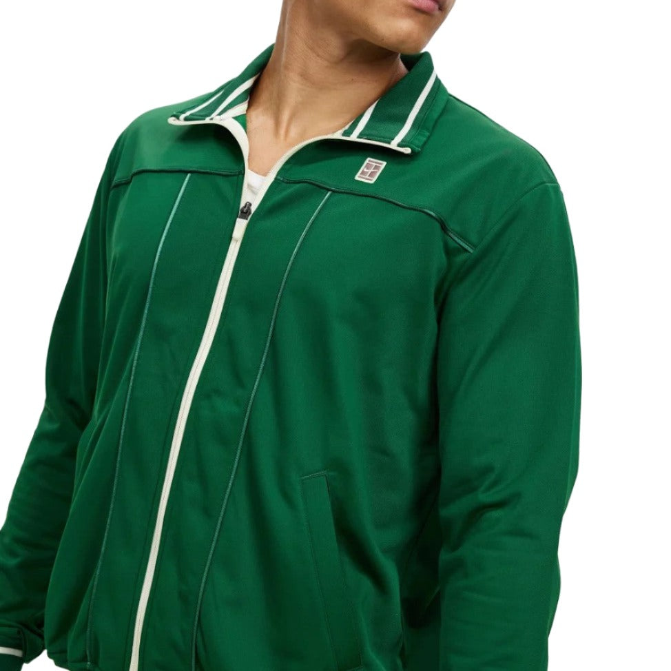 Nike Mens Court Tennis Jacket - Gorge Green & Coconut Milk