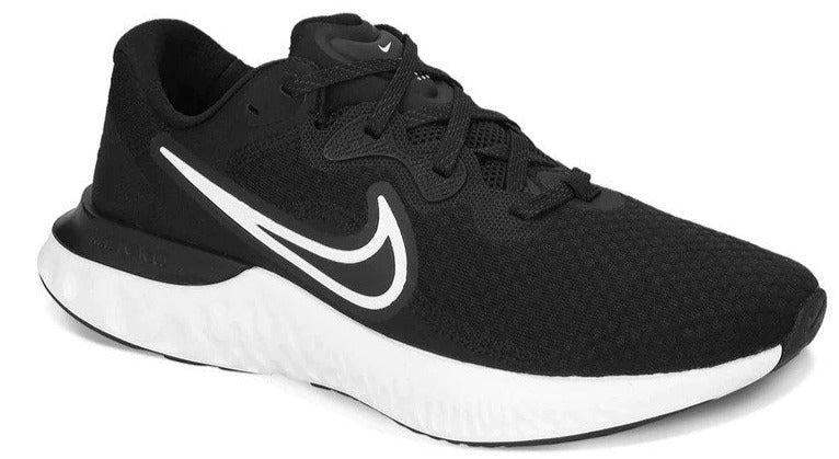 Nike Men's Renew Run 2 Running Shoes - Black/White/Dark Smoke Grey