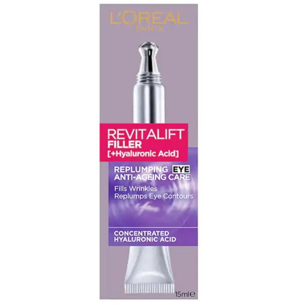 L'Oréal Revitalift Filler [+Hyaluronic Acid] Replumping Anti-Ageing Eye Cream 15mL