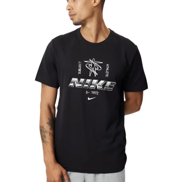 Nike Mens Dri-FIT Graphic Tee - Black