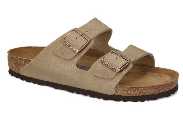 Birkenstock Unisex Arizona Regular Fit Soft Footbed Sandals - Tabacco Brown