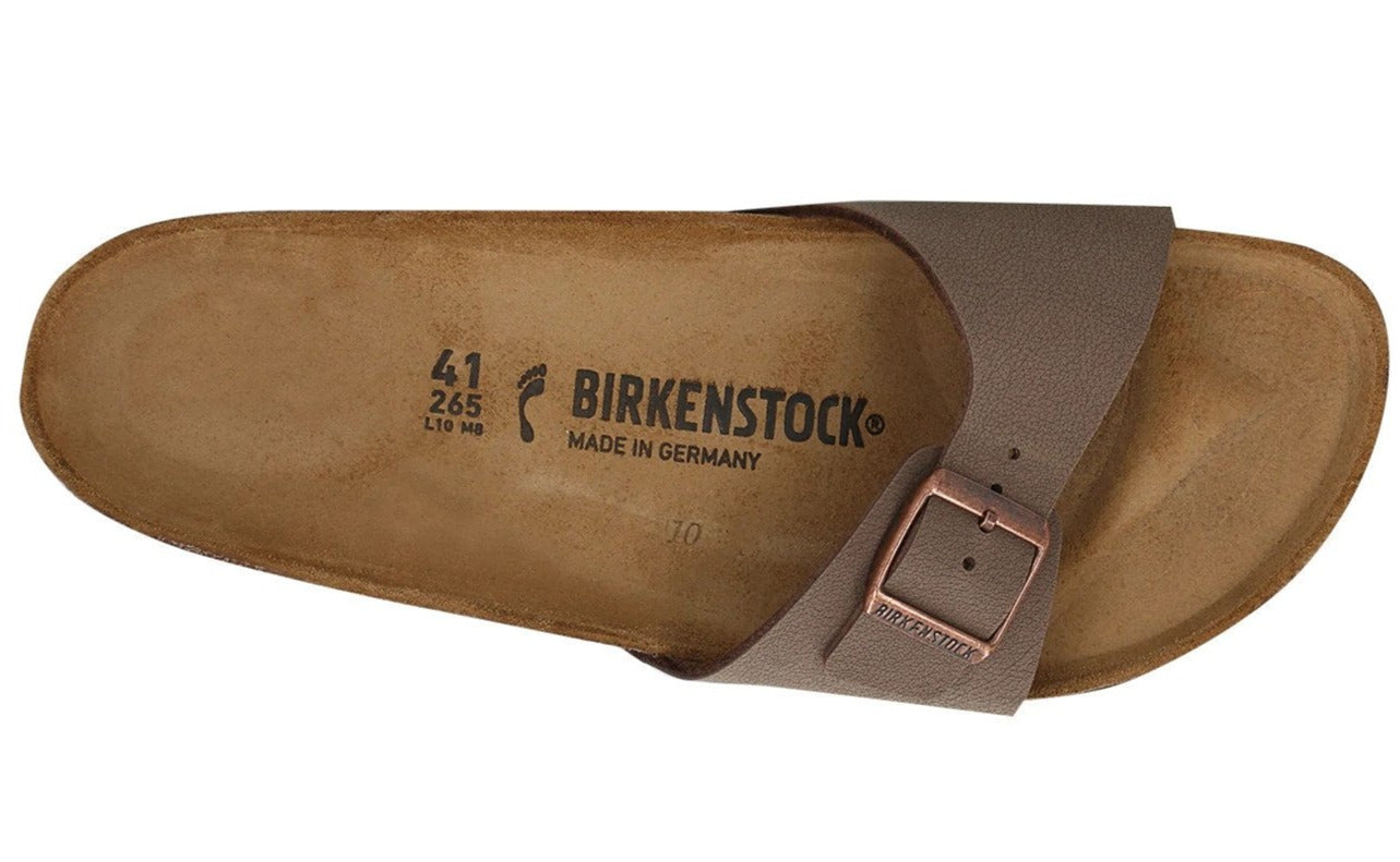 Birkenstock Unisex Madrid Narrow Fit Sandals - Mocca