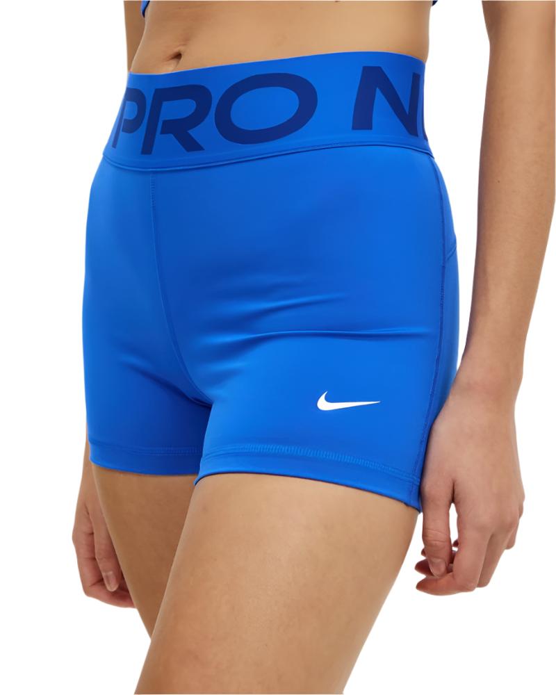 Nike Women's 3in High-Waisted Biker Shorts - Hyper Royal/White