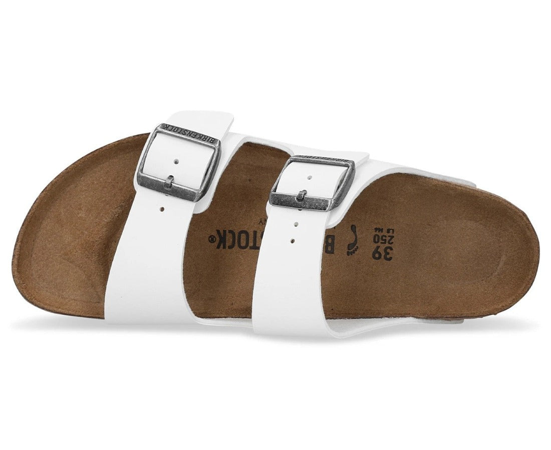 Birkenstock Unisex Arizona Narrow Fit Sandals - White