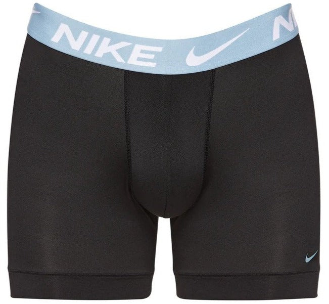 Nike Mens Dri-FIT Essential Micro Boxer Briefs 3-Pack - Black/Multi