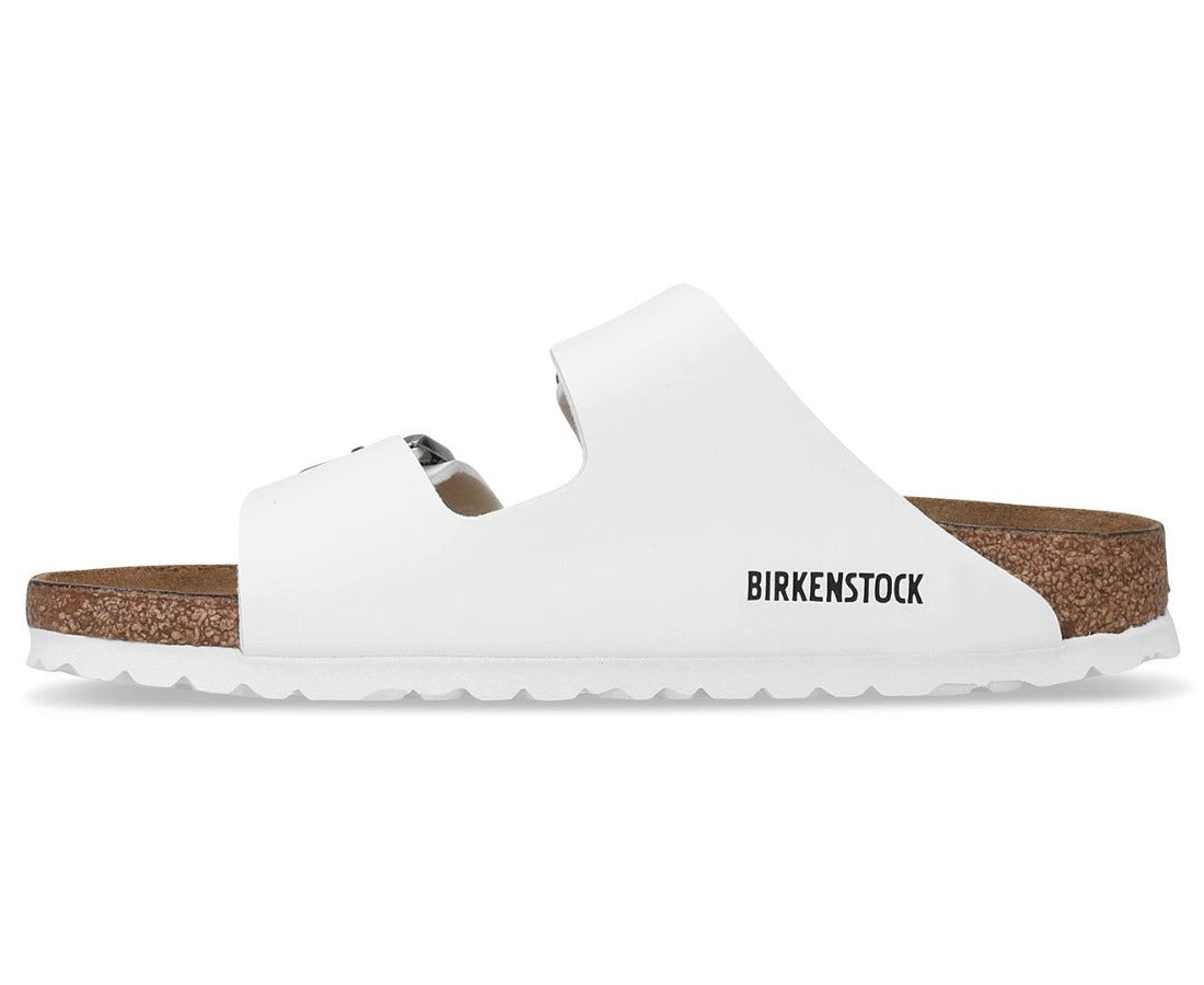 Birkenstock Unisex Arizona Narrow Fit Sandals - White