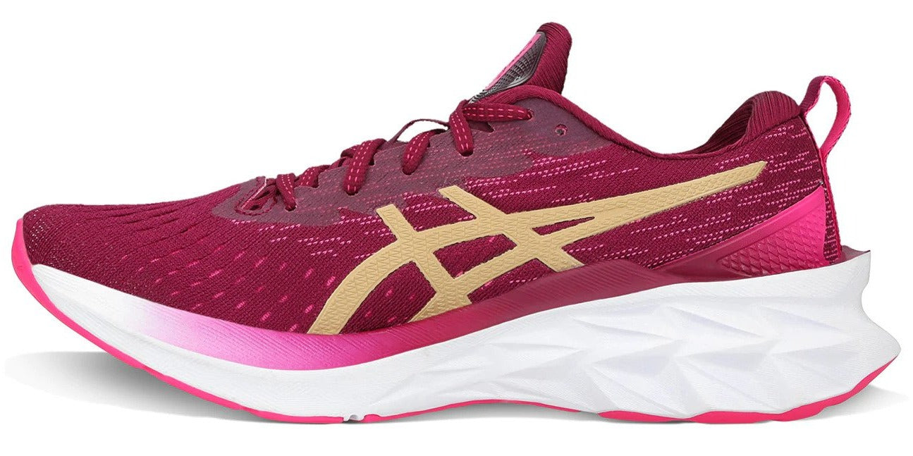 ASICS Women's NovaBlast 2 Running Shoes - Dried Berry/Champagne