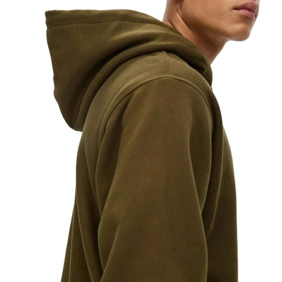 Champion Mens Reverse Weave Small C Hoodie - Nori