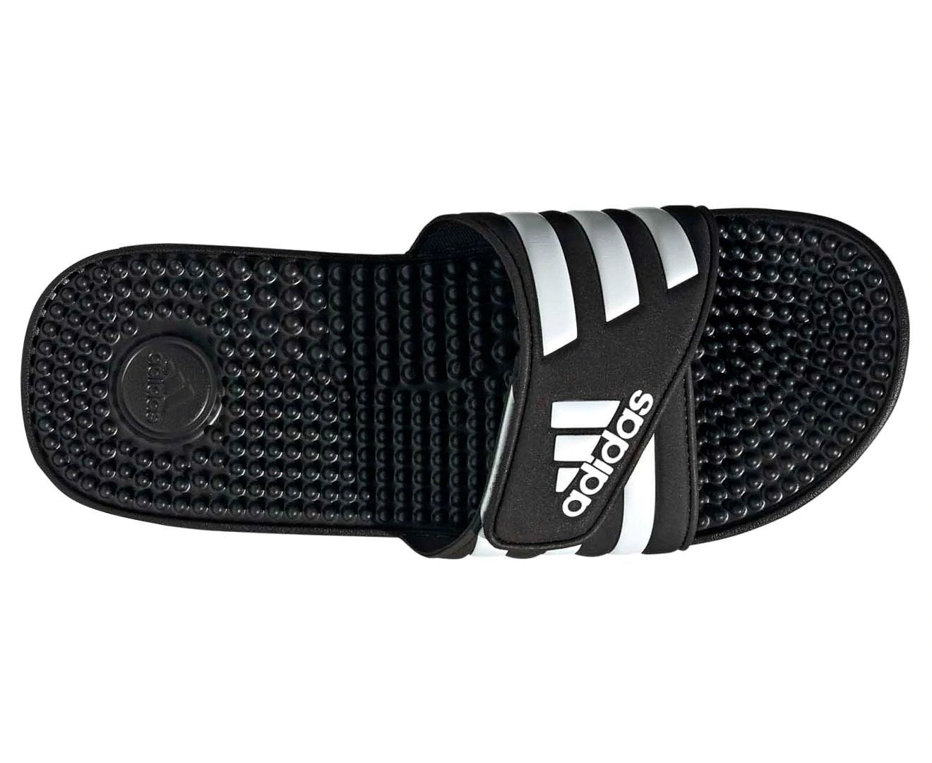 Adidas Unisex Adissage Massage Slides - Core Black/Cloud White