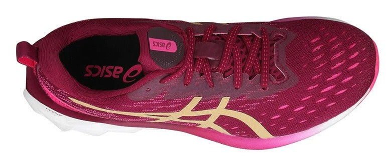 ASICS Women's NovaBlast 2 Running Shoes - Dried Berry/Champagne