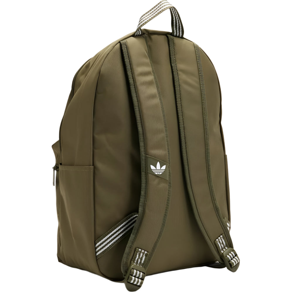 Adidas Adicolor Backpack - Olive Strata/ White