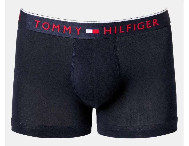 Tommy Hilfiger Men's Smooth Stretch Trunks 3-Pack - Navy