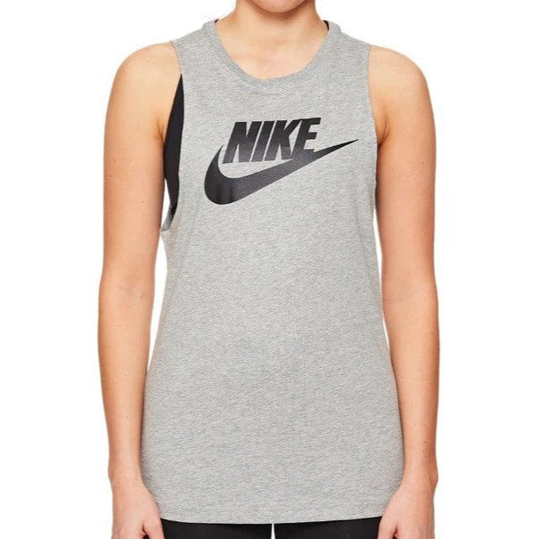 Nike Sportswear Women's Futura Muscle Tank - Dark Grey Heather