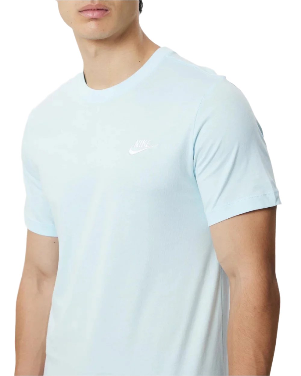 Nike Mens Sportswear Club Tees Top - Glacier Blue