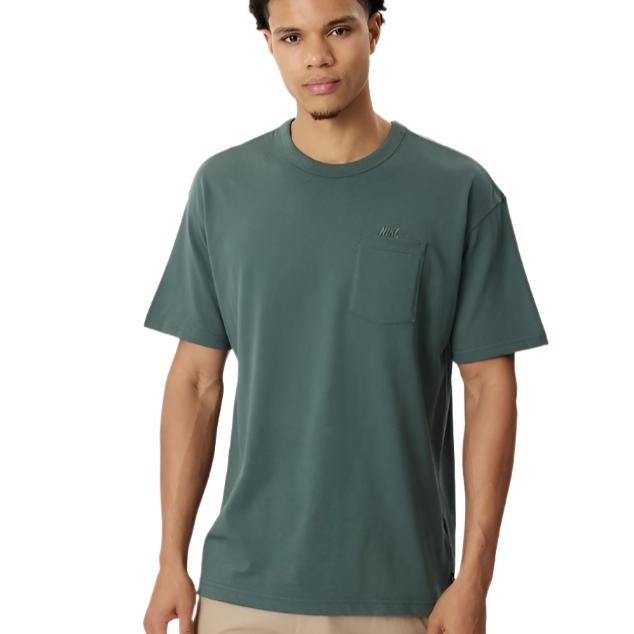 Nike Mens Sportswear Premium Essentials Pocket T-Shirt Tee - Vintage Green