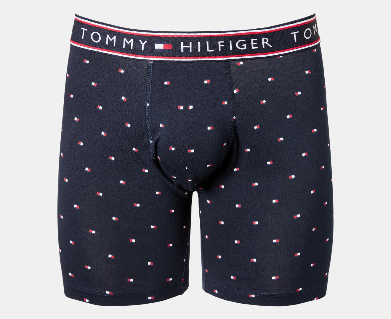 Tommy Hilfiger Men's Cotton Stretch Boxer Briefs 3-Pack - New Blue/Red/Midnight Blue