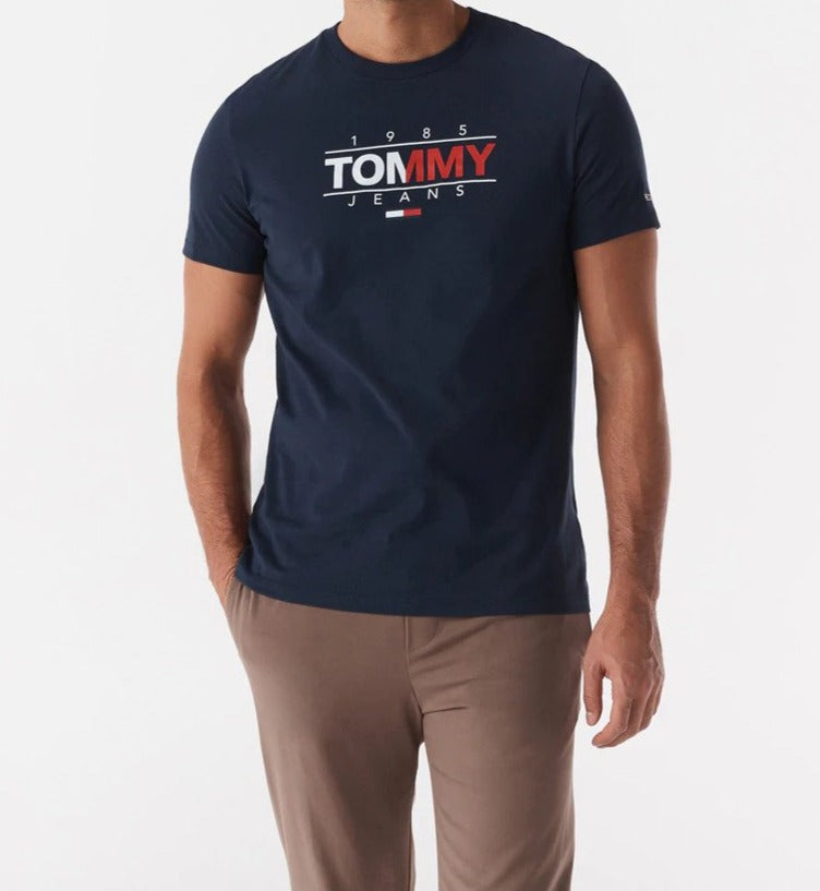 Tommy Hilfiger Men's Essential Graphic Tee / T-Shirt / Tshirt - Cobalt Sapphire