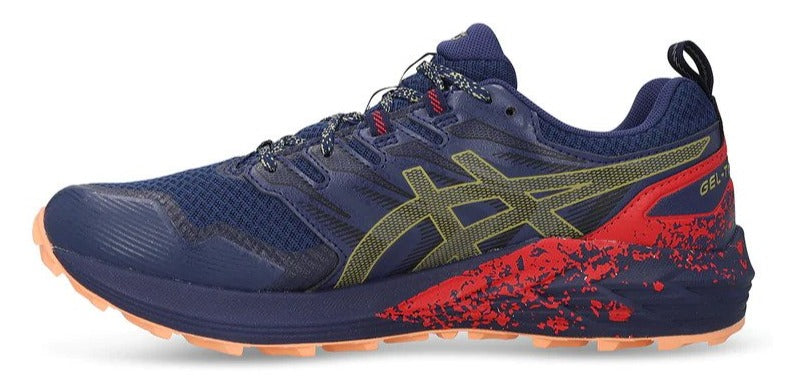 ASICS Men's GEL-Trabuco Terra Running Shoes - Indigo Blue/Olive Oil