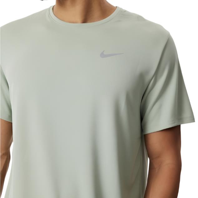 Nike Mens Dri-FIT UV Miler Short Sleeve T-Shirt - Jade Horizon/Reflective Silver