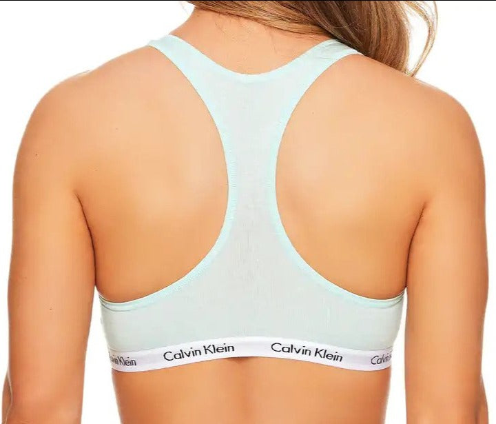 Calvin Klein Women's Carousel Unlined Bralette - Aqua Luster