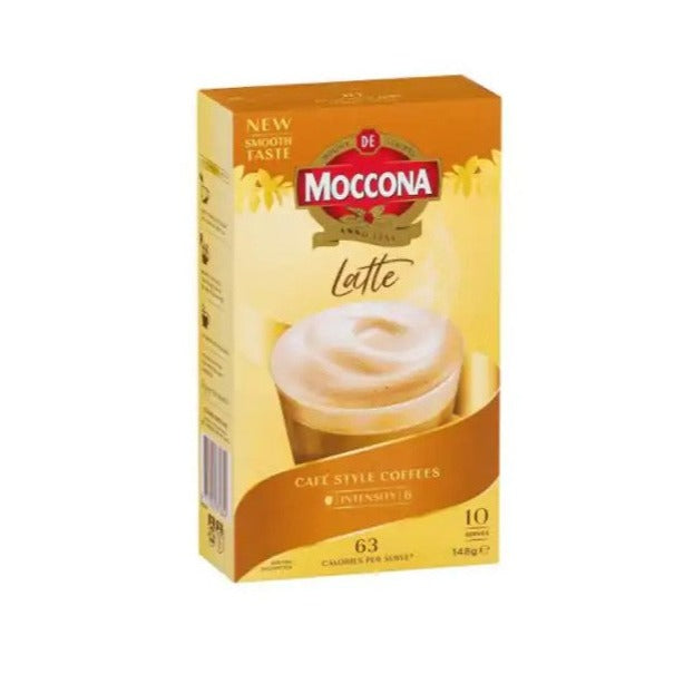 Moccona Latte Coffee Sachets 10 Pack