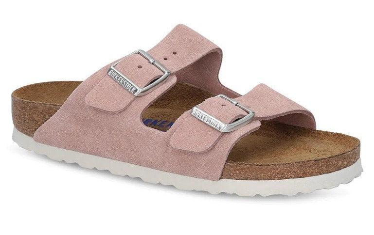 Birkenstock Women's Arizona Narrow Fit Soft Footbed Sandals - Pink Clay