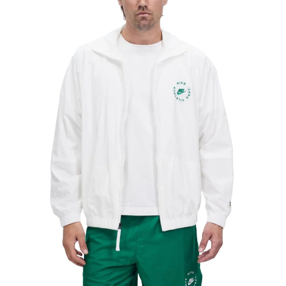 Nike Mens Sportswear Woven Jacket NCPS - White, Malachite & Black