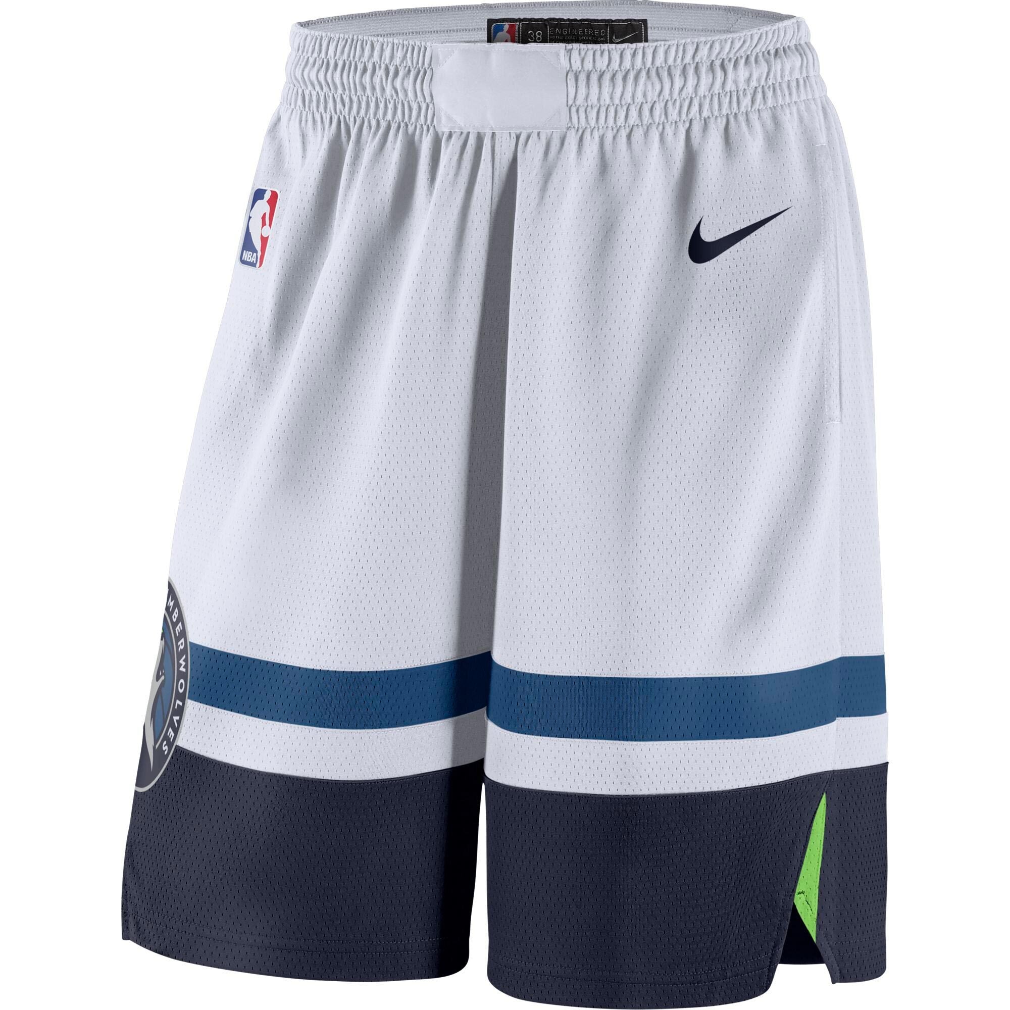 Minnesota Timberwolves Nike Association Swingman NBA Short - White