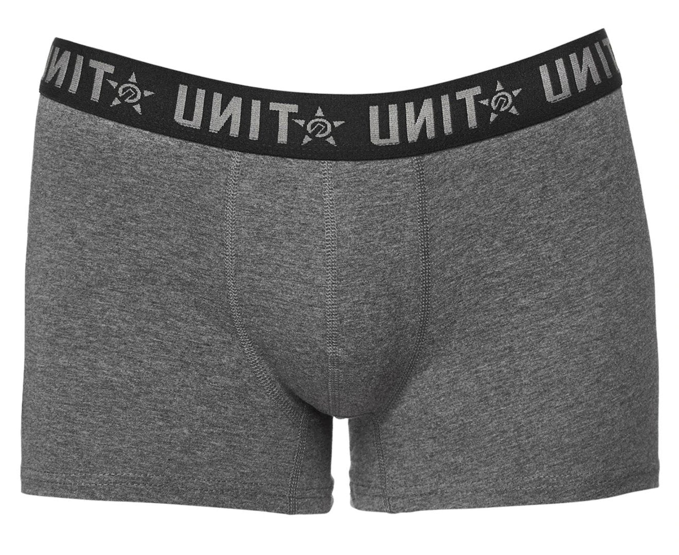 Unit Men's Day To Day Boxer Brief 3-Pack - Black/Grey