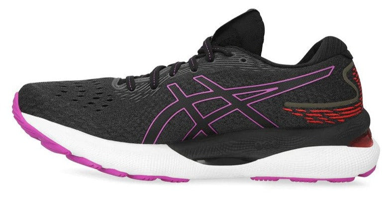 ASICS Women's GEL-Nimbus 24 Running Shoes - Black/Orchid