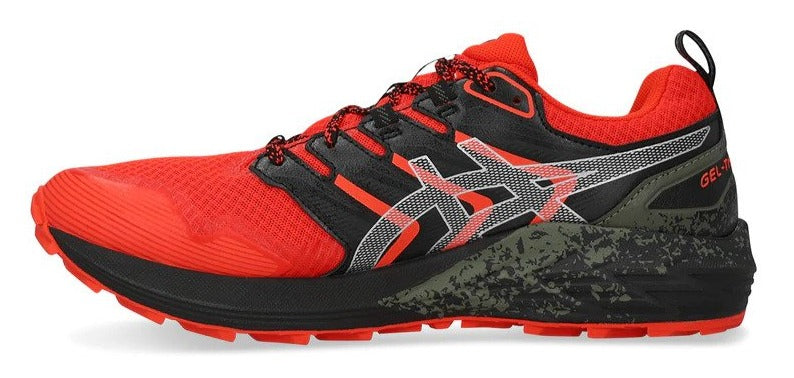 ASICS Men's GEL-Trabuco Terra Trail Running Shoes - Cherry Tomato/Pure Silver