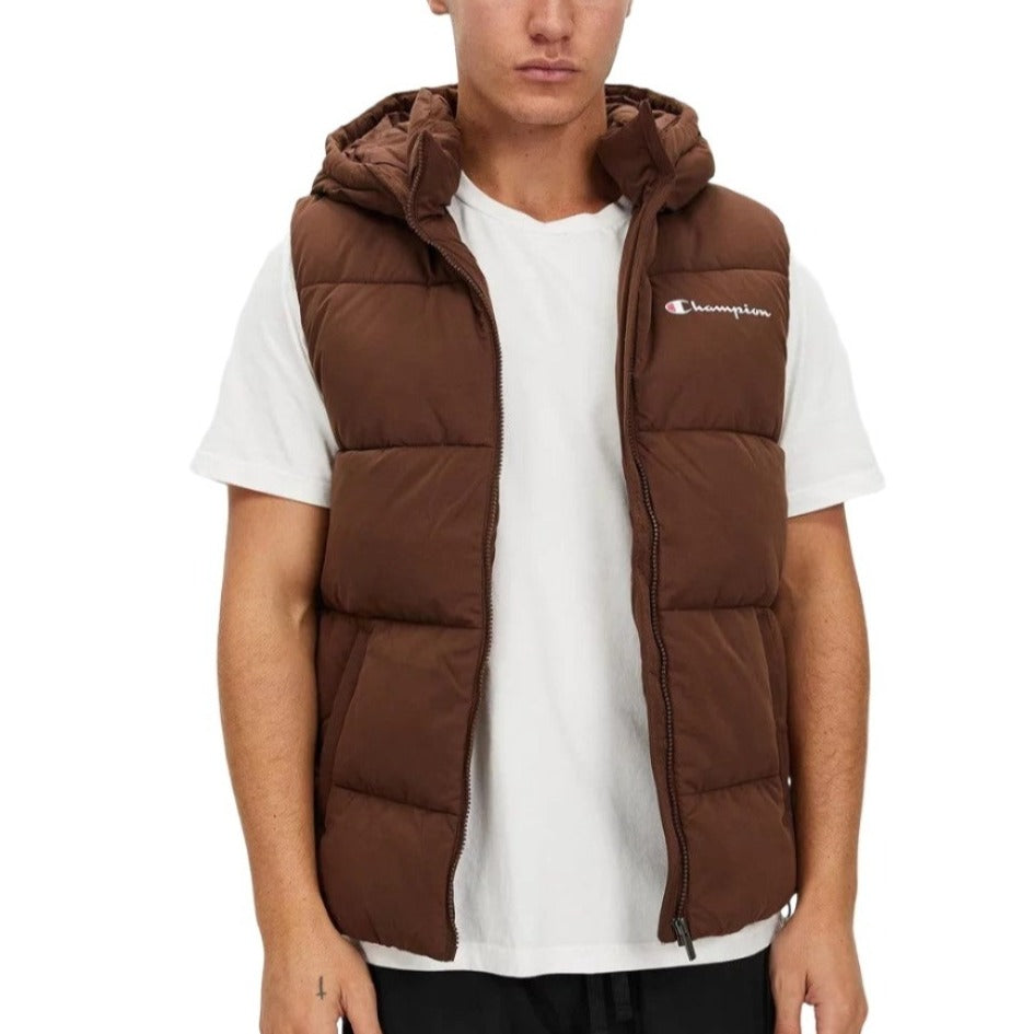 Champion Mens Rochester Athletic Puffer Vest - Charlie Brown