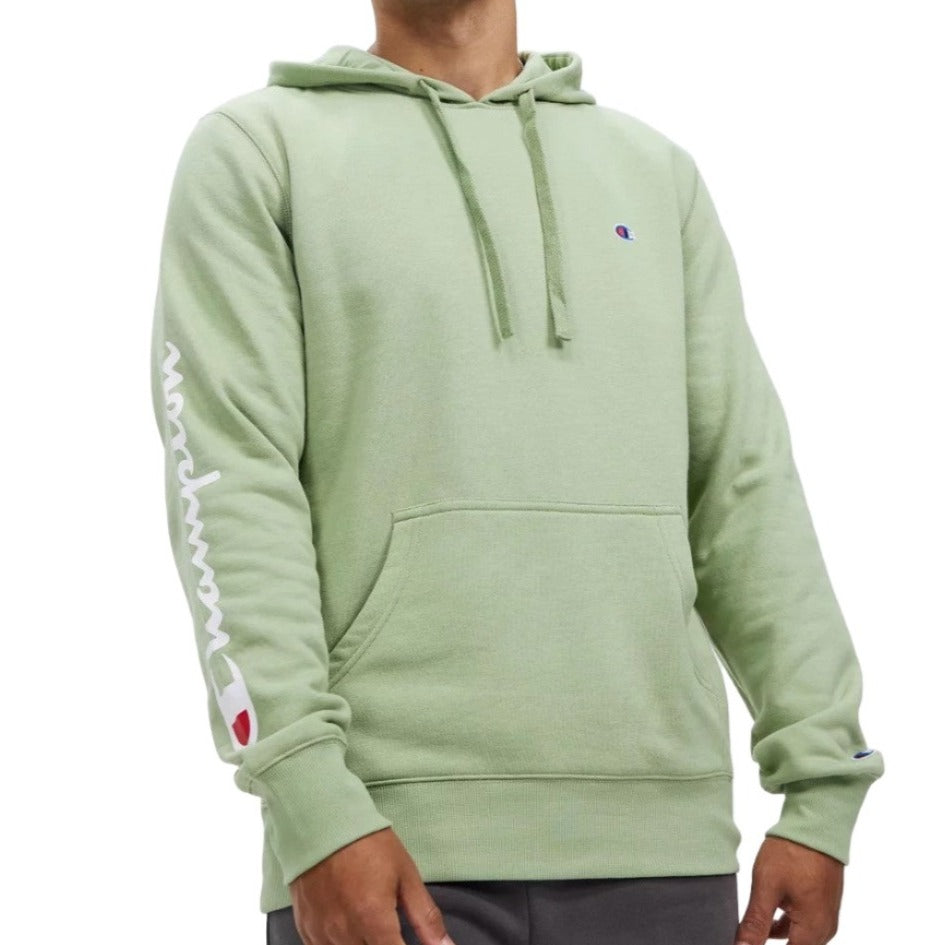 Champion Mens SPS Graphic Print Hoodie - Yellow Green