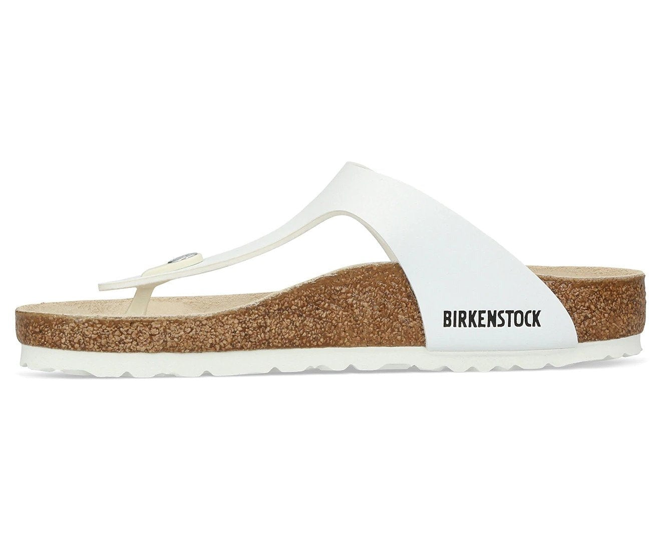 Birkenstock Unisex Gizeh Regular Fit Sandals - White