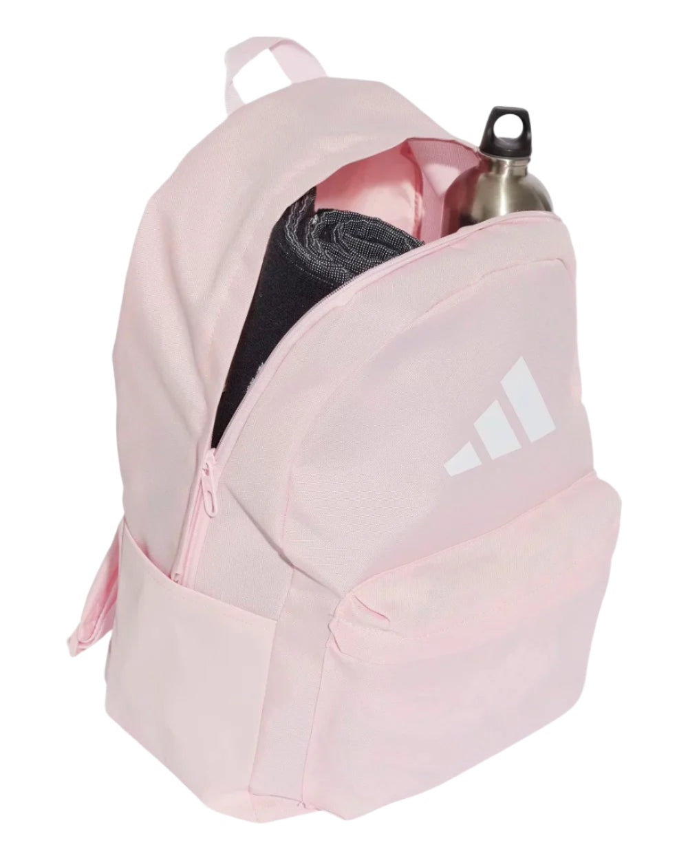 Adidas Classic 3 Bar Logo Backpack - Clear Pink/ White