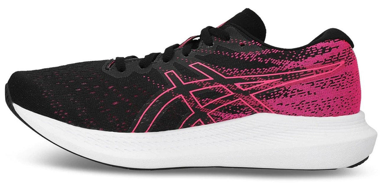 ASICS Women's EvoRide 3 Road Running Shoes - Black/Pink Glo