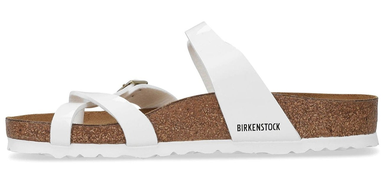 Birkenstock Unisex Mayari Regular Fit Sandals - White Patent