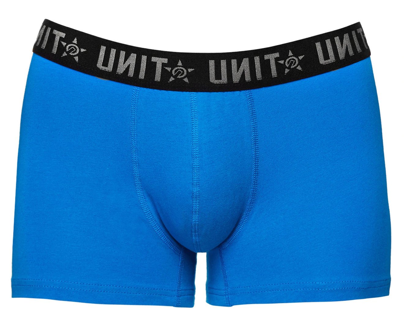 Unit Men's Day To Day Fitted Briefs 3-Pack - Blue/Grey/Black