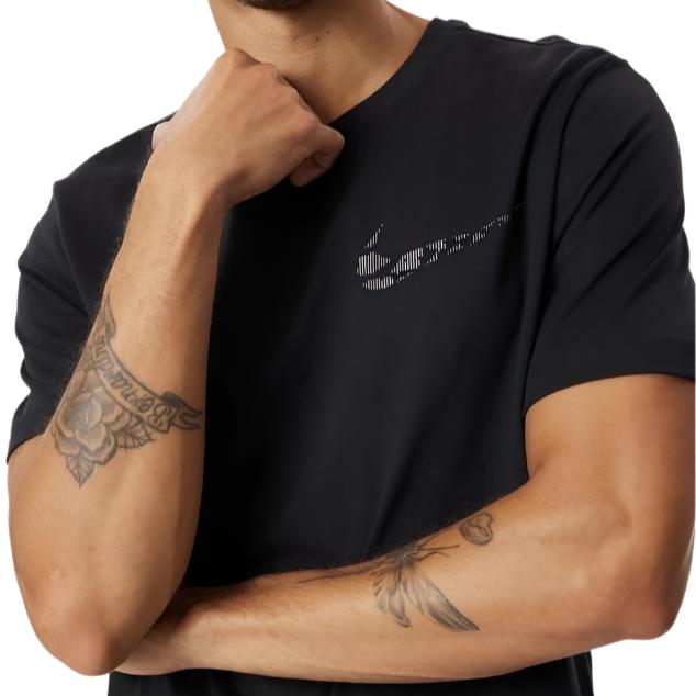 Nike Mens Dri-FIT Run Division Tee - Black