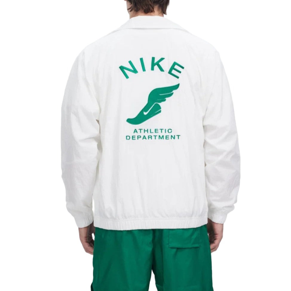 Nike Mens Sportswear Woven Jacket NCPS - White, Malachite & Black