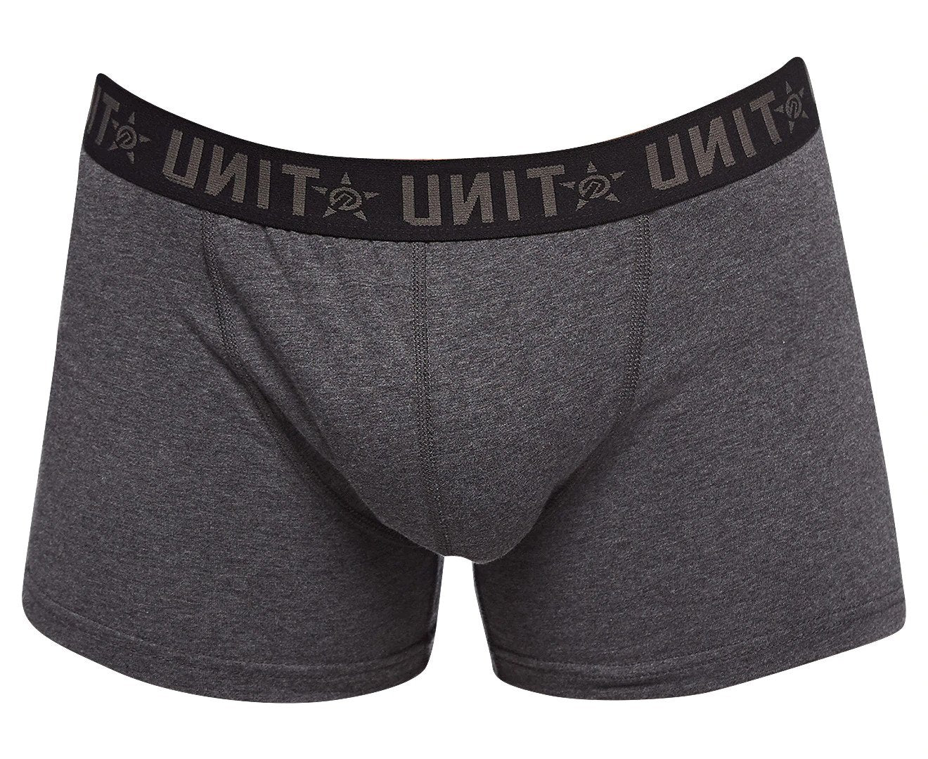 Unit Men's Day To Day Boxer Brief 3-Pack - Black/Grey