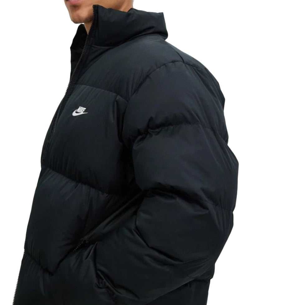 Nike Mens Sportswear Club Puffer Jacket - Black/White