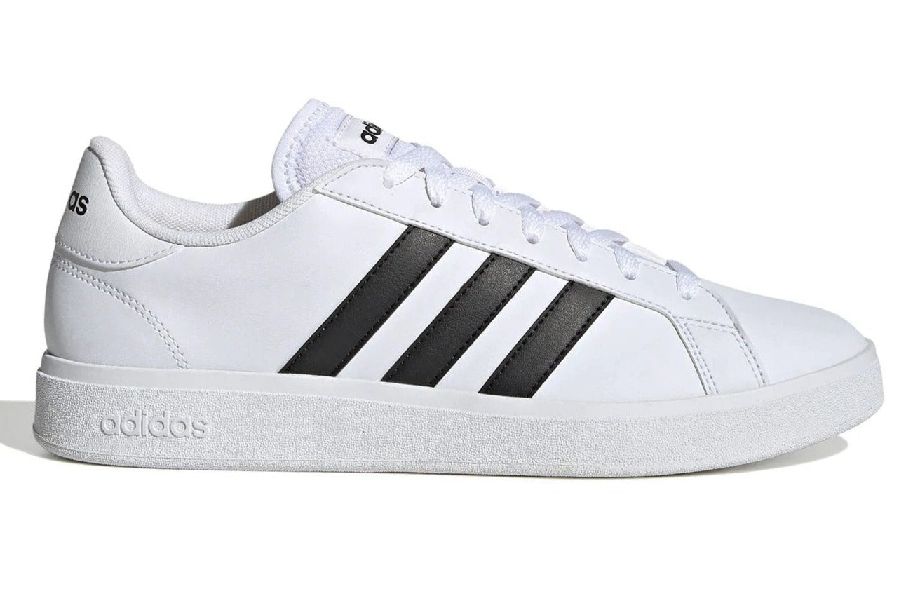 Adidas Men's Grand Court Base 2.0 Sneakers - Cloud White/Core Black