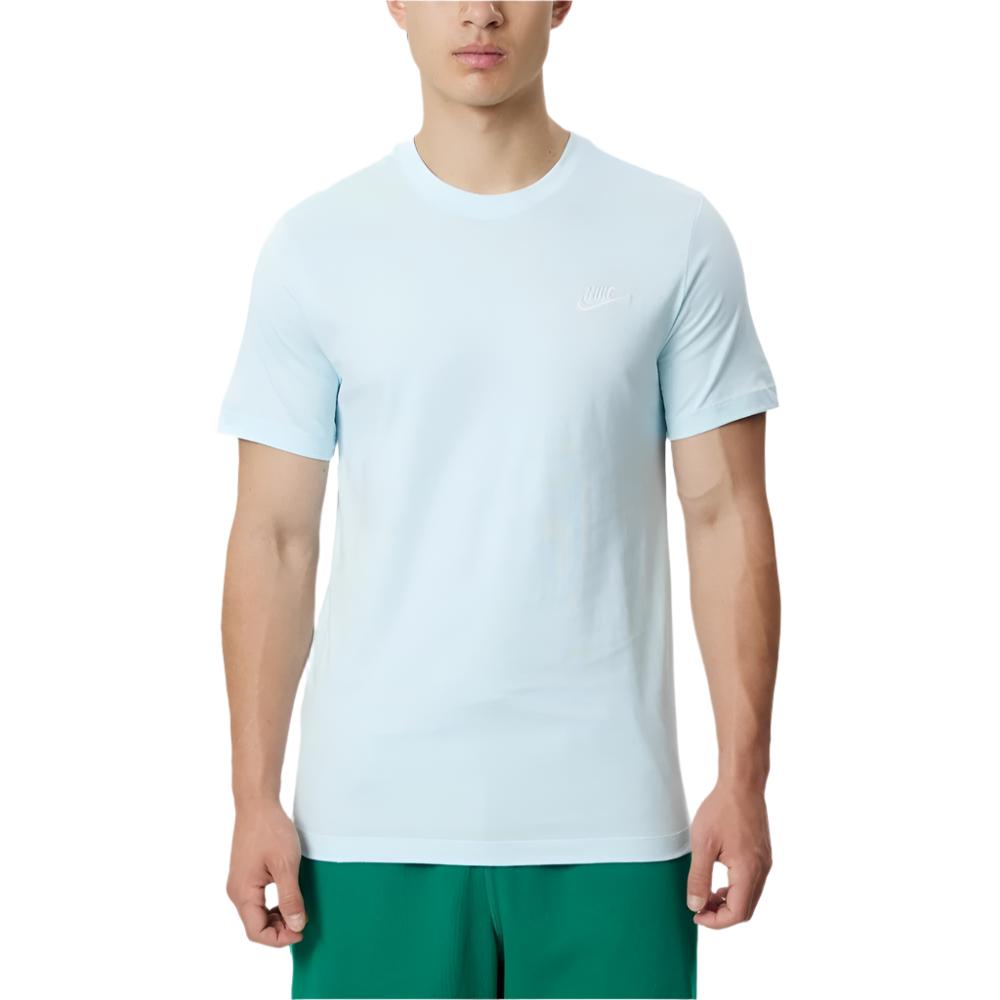 Nike Mens Sportswear Club Tees Top - Glacier Blue