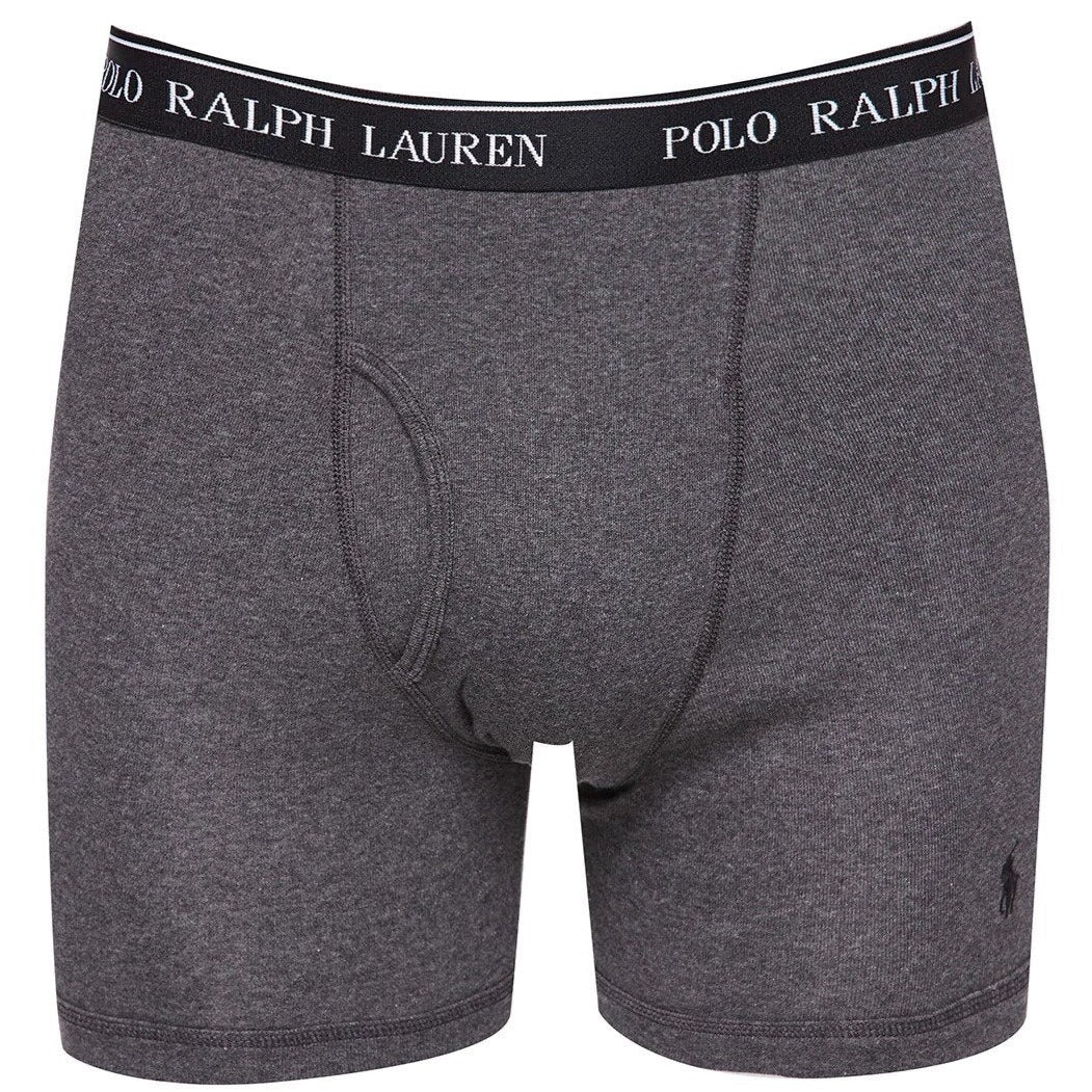 Polo Ralph Lauren Men's Boxer Brief 3-Pack - Grey/Charcoal/Black